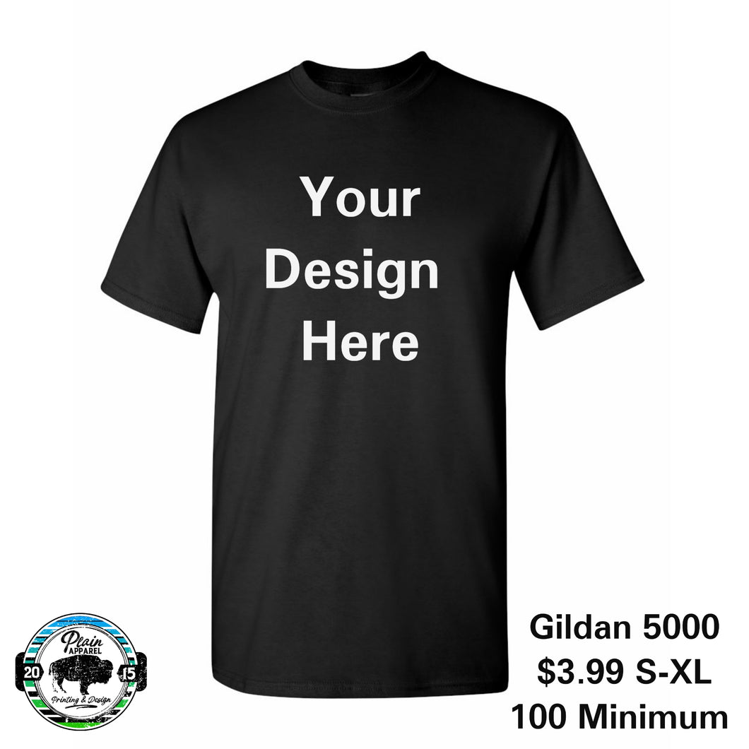 Special Gildan 5000 Black Tee